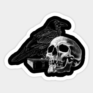 Quoth the Raven Sticker